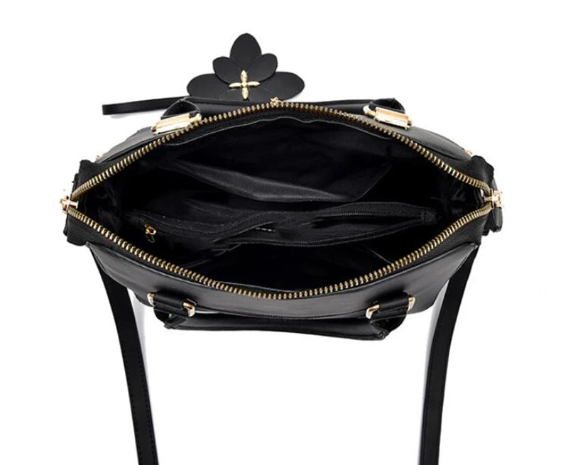 Yogodlns Luxury Embroidery Handbag For Women PU Leather Tassel Crossbody Bag Designer Handle Bag Brand Female Shoudler Bag bolso