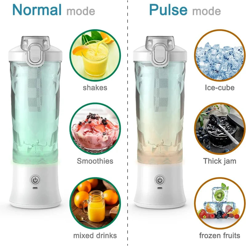 Powerful and Versatile USB Rechargeable Blender for Healthy Living