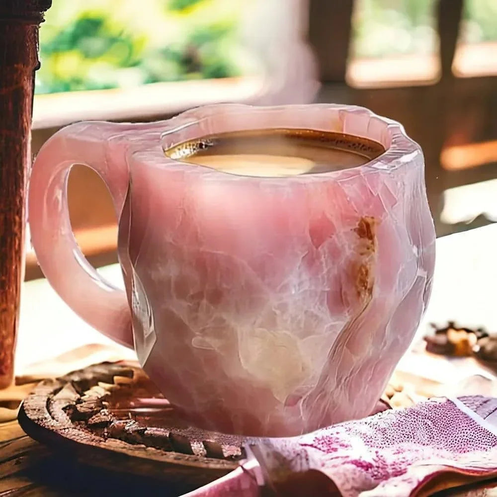 Creative Imitation Crystal Mineral Coffee Mug Resin Stylish Water Cup Office Home Mineral Mugs New Year Gifts for Yours Friends