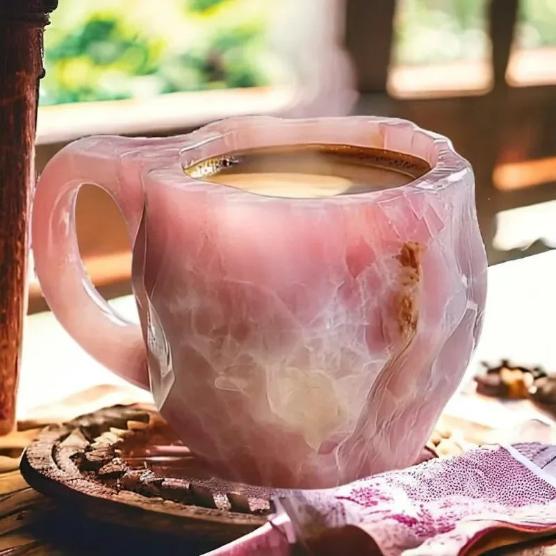 Creative Imitation Crystal Mineral Coffee Mug Resin Stylish Water Cup Office Home Mineral Mugs New Year Gifts for Yours Friends