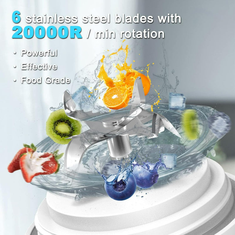 Powerful and Versatile USB Rechargeable Blender for Healthy Living