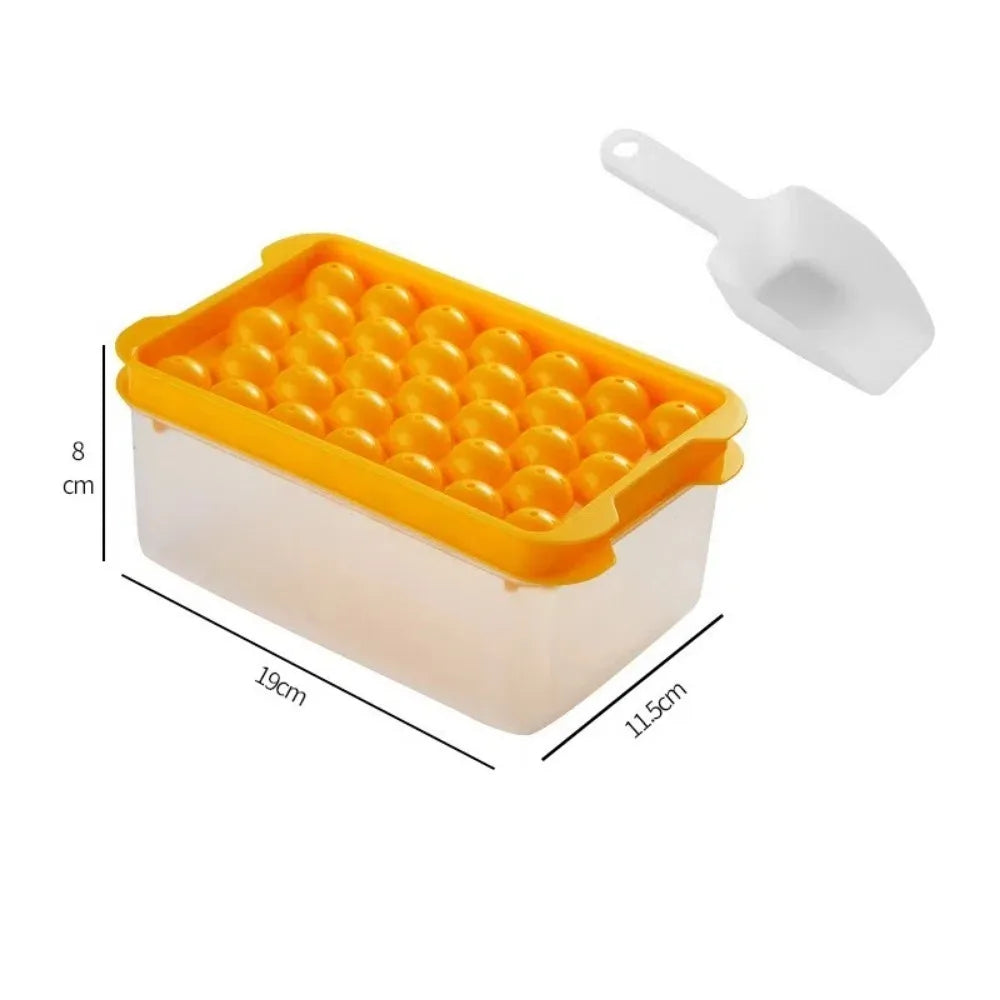 50-Cube Ice Maker with Easy Press Cap with Easy-press Lid Large Capacity Ice Cube Machine Reusable Food-grade Ice Cube Mold