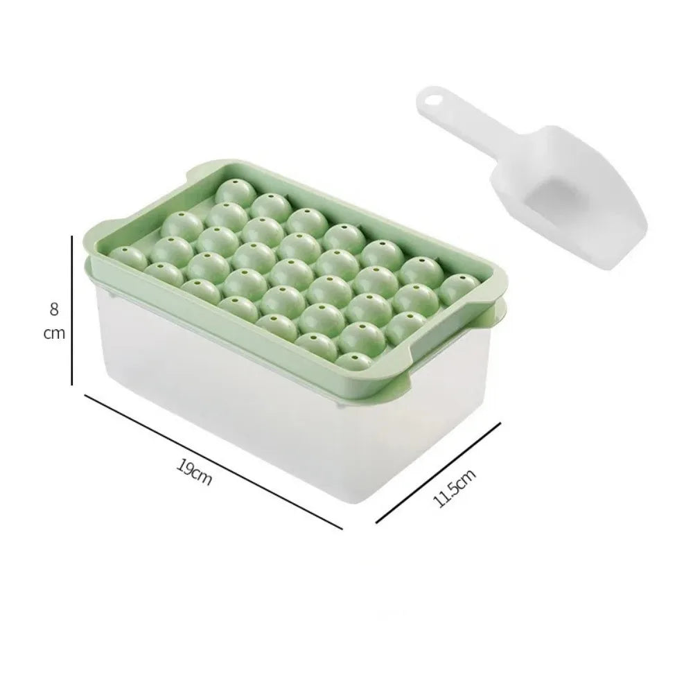 50-Cube Ice Maker with Easy Press Cap with Easy-press Lid Large Capacity Ice Cube Machine Reusable Food-grade Ice Cube Mold