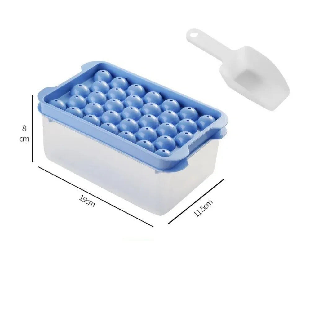 50-Cube Ice Maker with Easy Press Cap with Easy-press Lid Large Capacity Ice Cube Machine Reusable Food-grade Ice Cube Mold